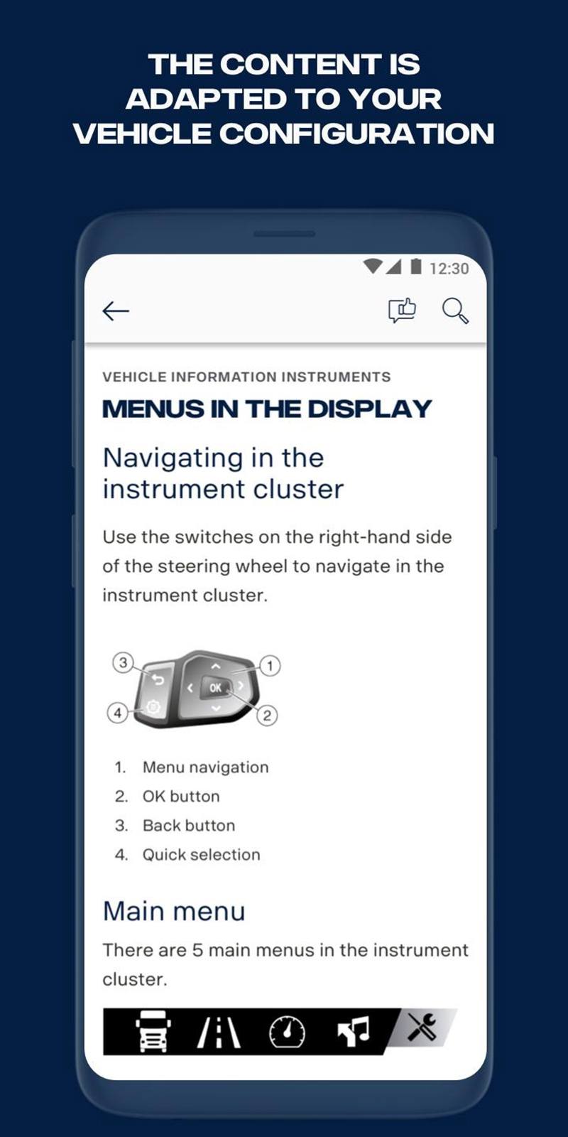La aplicación para conductores de Scania